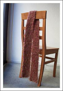 orange scarf